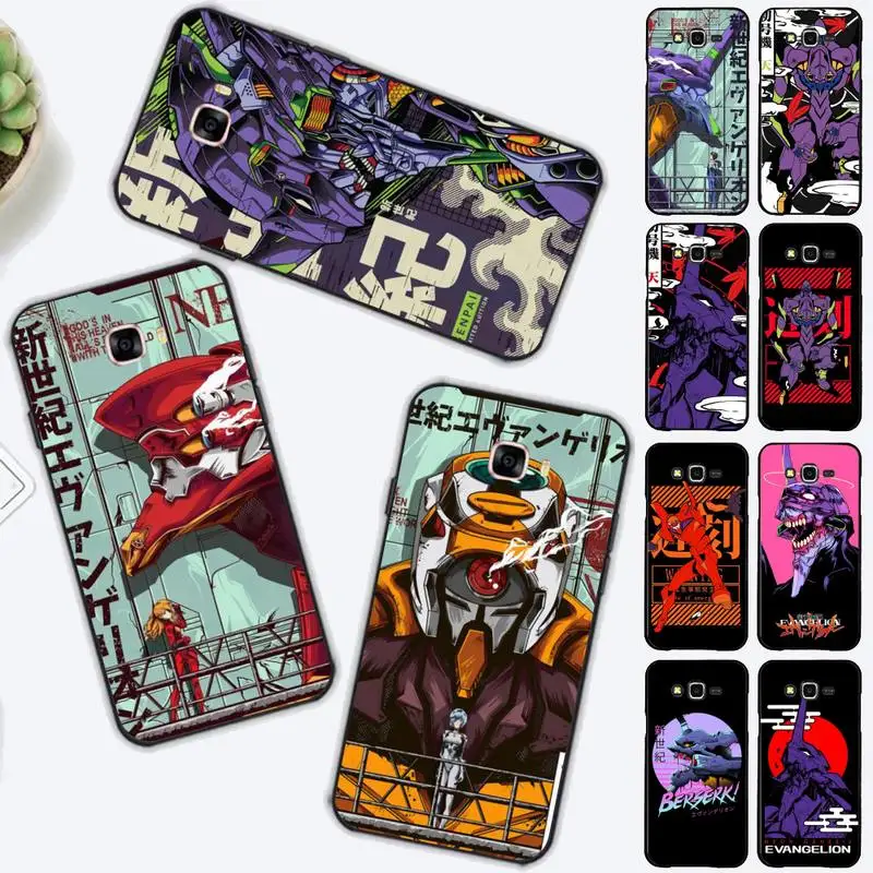 

BANDAI Neon Genesis Evangelion EVA Phone Case for Samsung J 2 3 4 5 6 7 8 prime plus 2018 2017 2016 core