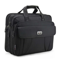 Large Black Briefcase Business Men Shoulder Bags 15 6 Inches Laptop Computer Bag Male Waterproof Travel Handbags Office Work Bag