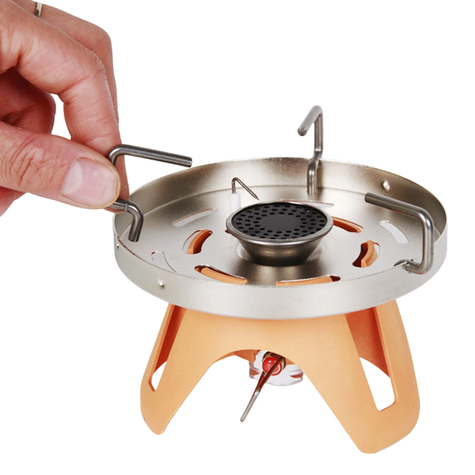 

Camping Gas Stove 1200W Integrated Outdoor Butanes Burner Portable Folding Ultralight Tourism Cooker Equipment For Hiking Picnic