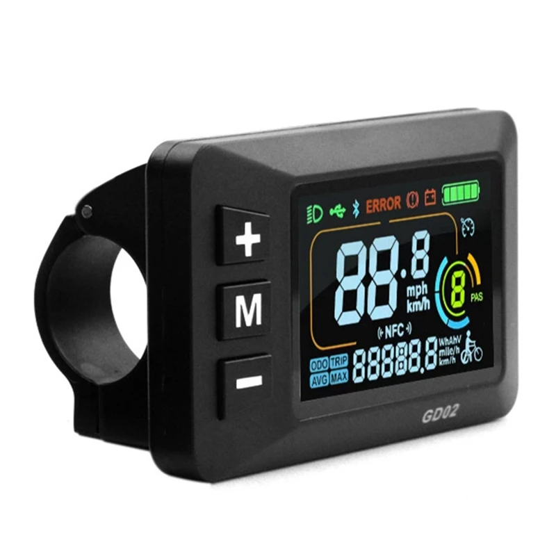 LCD-GD02 электрический велосипед ЖК-дисплей метр приборная панель дисплей 24 В 36 48 52 60