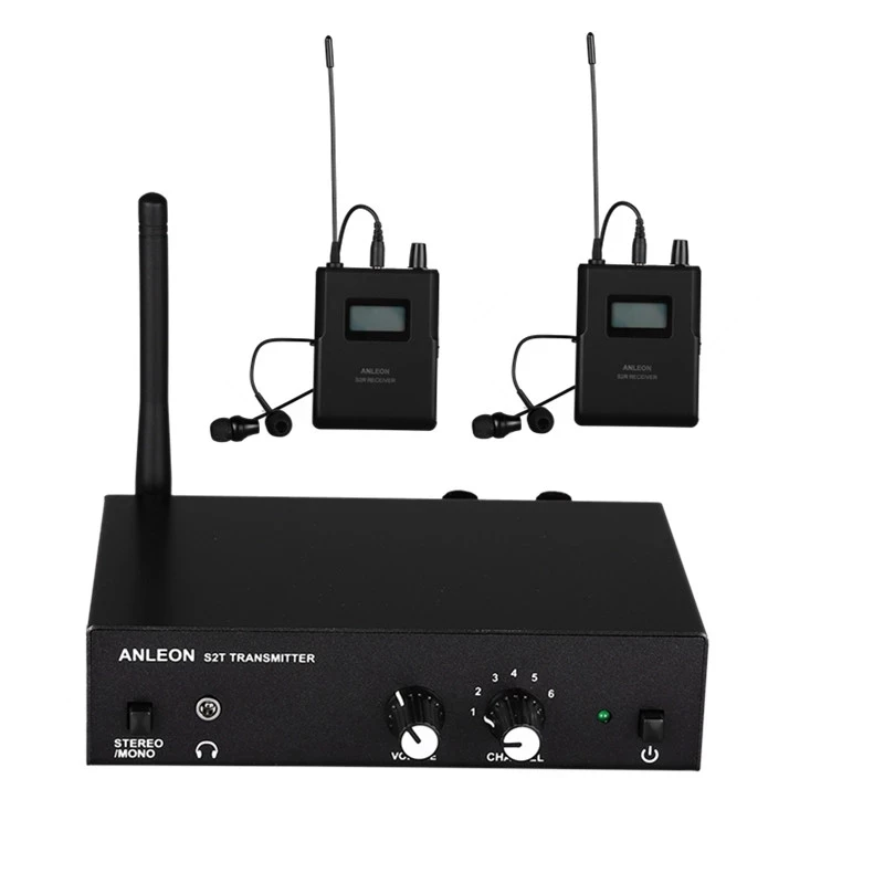 

Original For ANLEON S2 UHF Stereo Wireless Monitor System 670-680MHZ 100-240V Professional Digital Stage In-Ear Monitor System