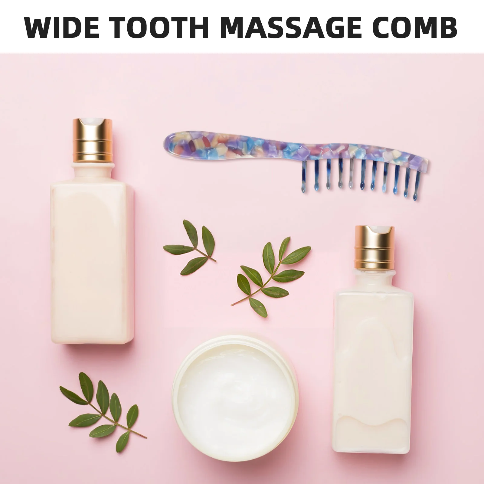 Текстурированная массажная расческа расчески с крысиным хвостом для женщин