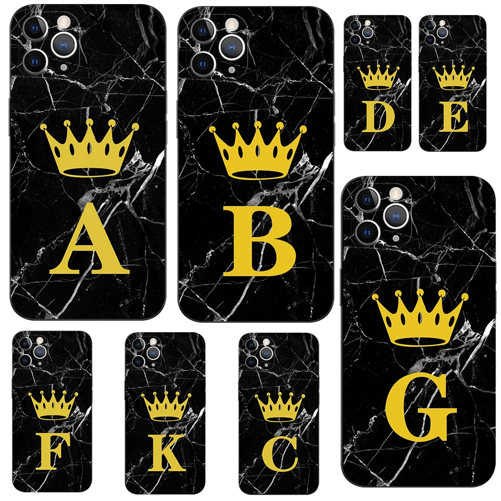 Чехол для iphone 11 чехол pro max etui 11pro задняя крышка телефона черный из ТПУ с надписью