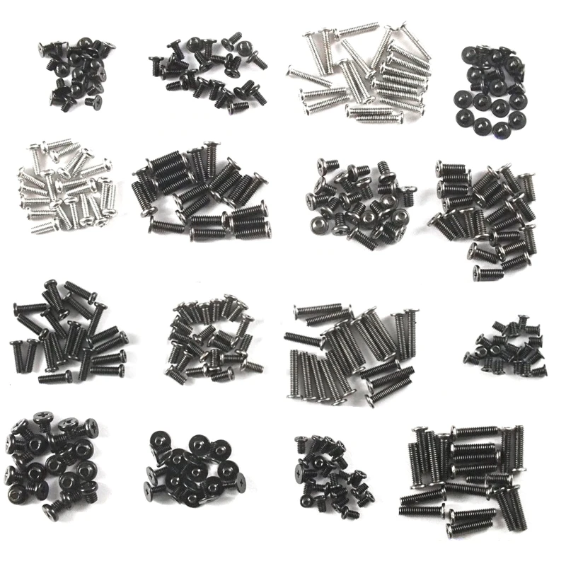 

320Pcs M2 M2.5 M3 Screw Flat Head Phillips Screws Laptop Notebook Screws Set Kit for Computer Small Screw