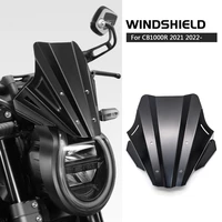 fit for honda cb1000r cb 1000 r 2021 2022 motorcycle accessories windshield windscreen aluminum wind shield deflectore