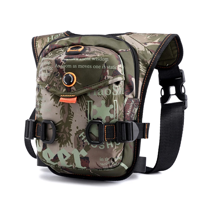 

Сумка на ногу для велоспорта на открытом воздухе, многофункциональная спортивная мужская нагрудная сумка, портативная поясная сумка через ...