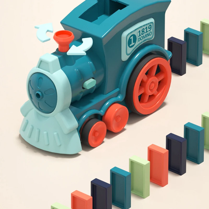 

Car Electric Train Brick Automatic Placement Building Block Locomotive Set for Kids Boys Girls Educational Toys Gift