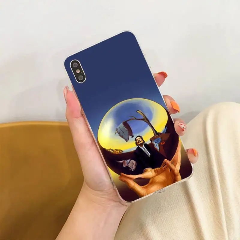 Чехол для телефона LVTLV Сальвадор Дали iPhone 11 12 13 mini pro XS MAX 8 7 6 6S Plus X 5S SE 2020 XR |