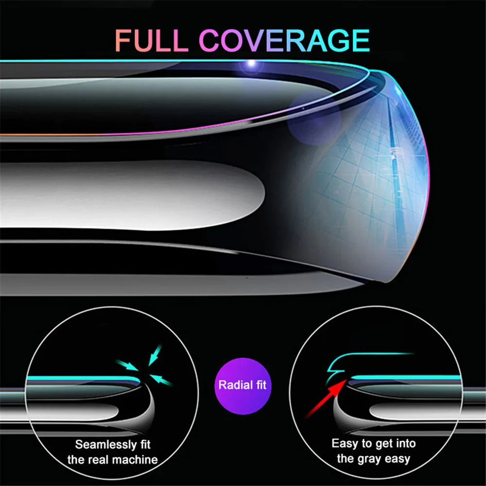 3D Full Cover Curved Glass For Oneplus 9 Pro 11 10 Pro Ace 2 8 Pro Screen Protector 9H Tempered Glass For Oneplus 8 9 Pro 11R 7T
