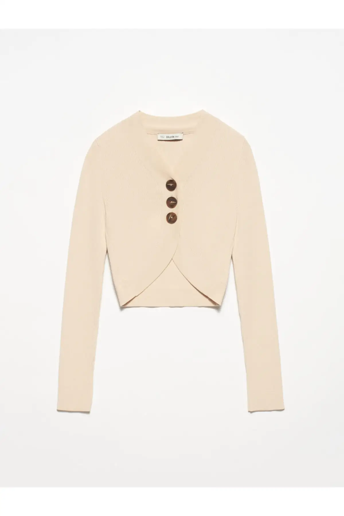 

Женский кардиган с V-образным вырезом, повседневный вязаный кардиган бежевого цвета, свободный свитер, джемпер, 2771