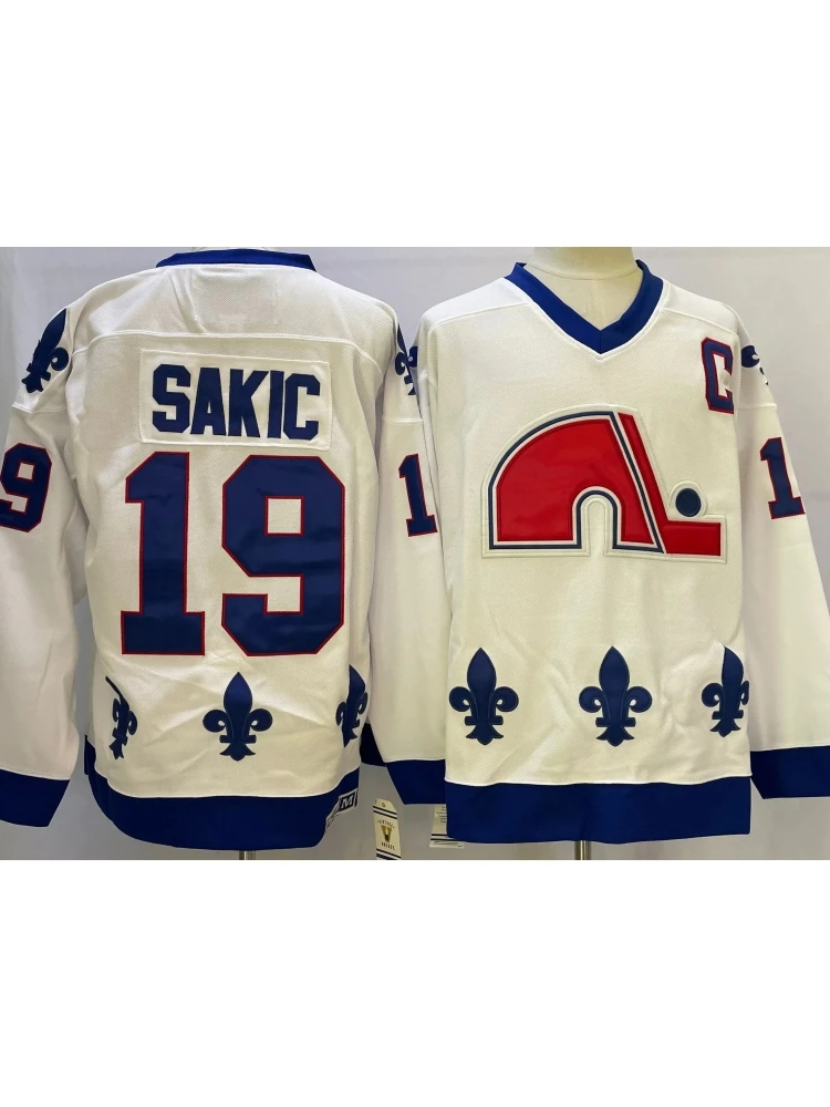 Cool hockey high quality quebec nordiques ice hockey jerseys - AliExpress