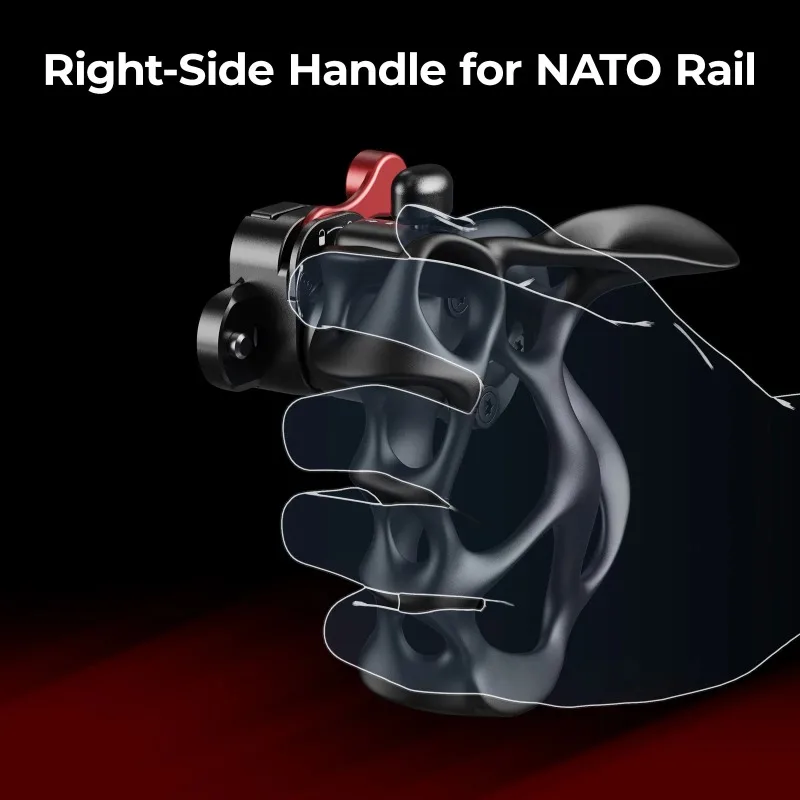 Фото Вращающаяся правая/левая рукоятка SmallRig 5243 с креплением NATO, серия Liquid Handgrip серии ImageGrip для камер Sony в кейджах №2