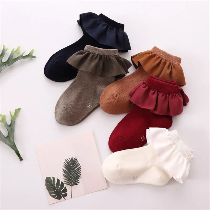 

Lovely Baby Girls Cotton Socks Newborn Baby Spring Summer Pink/white Bow Socks for Toddler Girls Soft Breathable Ankle Sock