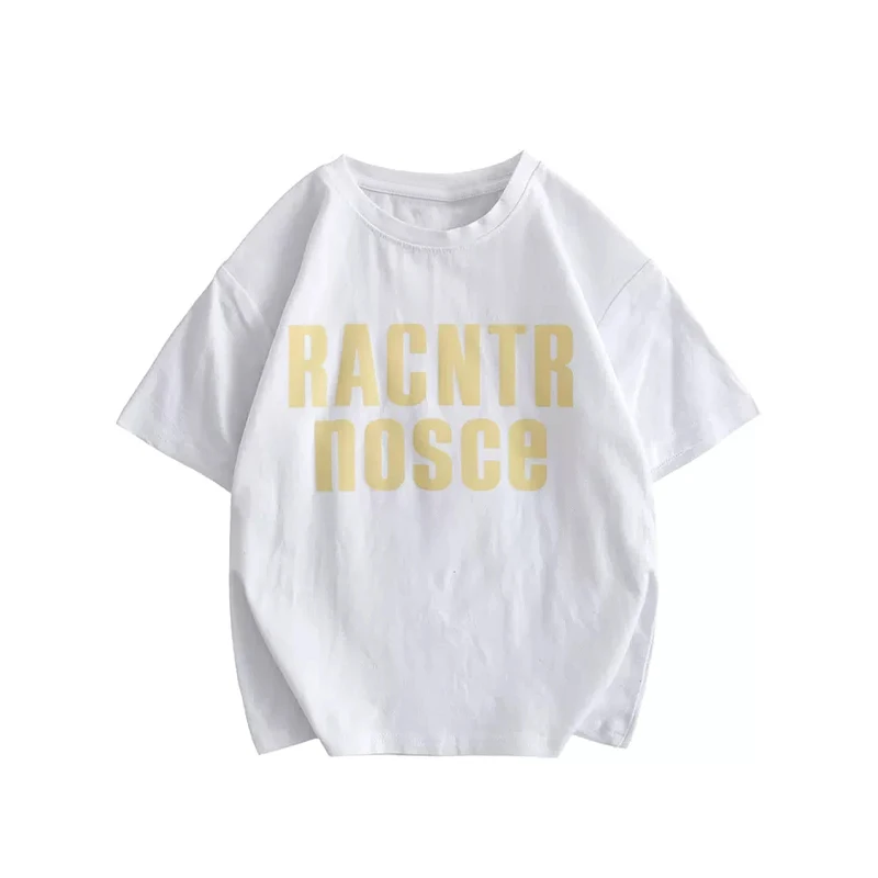 

Детская летняя футболка с коротким рукавом и надписью NIGO # nigo36225