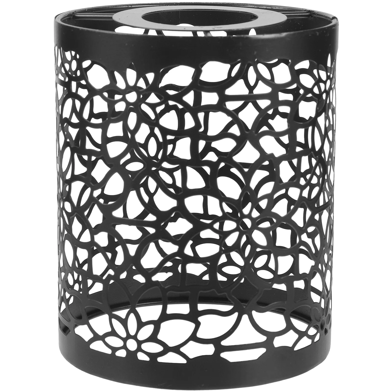 

Старомодный абажур с отверстиями, металлический декоративный барабан, кованая железная лампа, защитная решетка для клетки