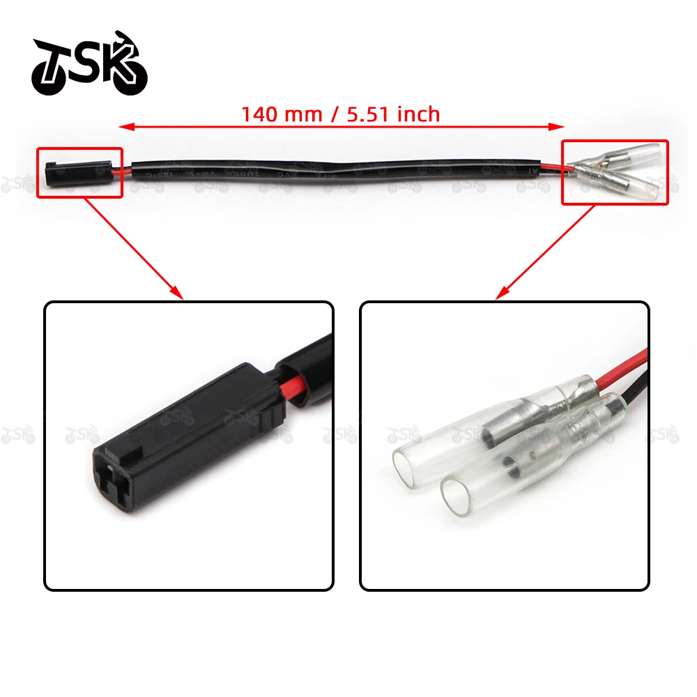 

For Suzuki Gsxr Gsx Gsf Sv Drz Gsr Tl 600 650 750 1000 1200 Motorcycle Turn Signal Indicator Leads Connector Cable Adaptor Plug