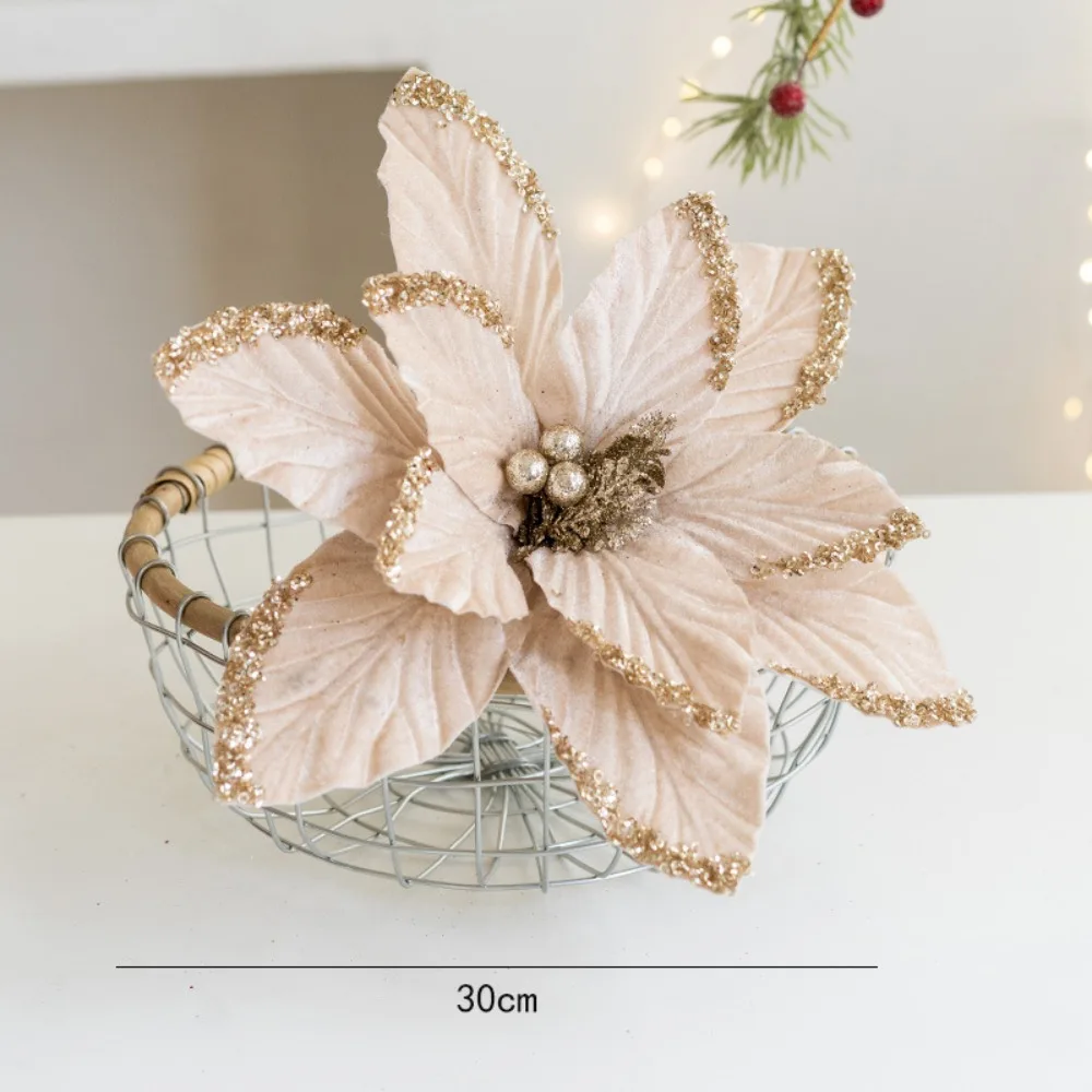 

Искусственные Рождественские цветы 30 см