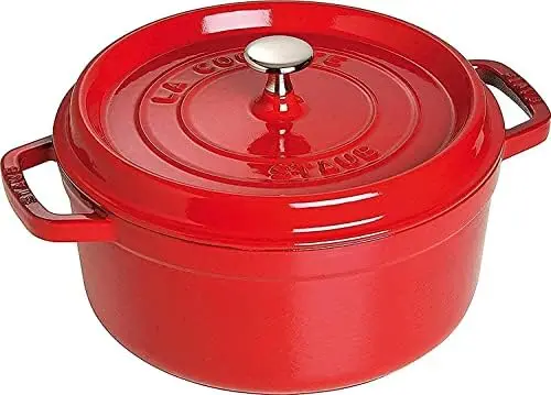 

Qt. Round Cocotte-cherry Red