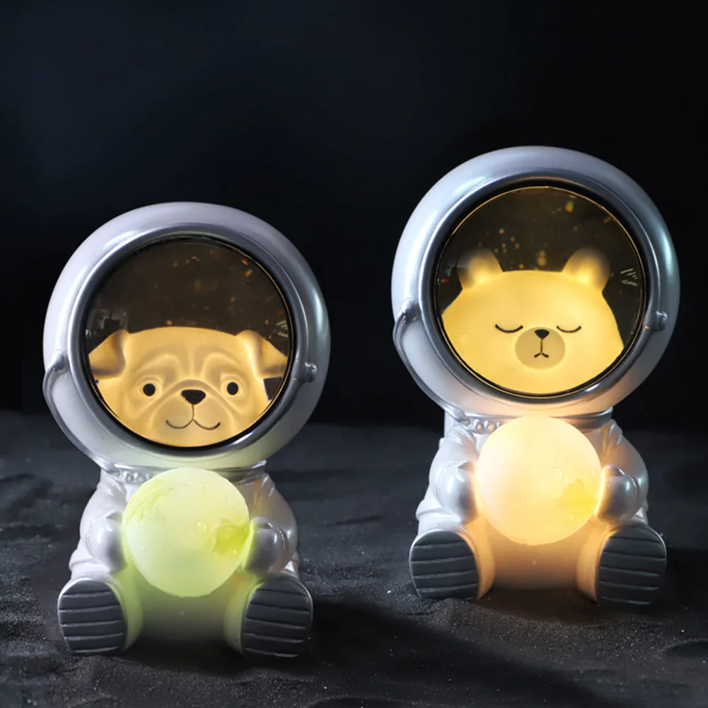 

Creative Galaxy Guardian Astronaut Night Light Bedroom Ornaments Home Table Decoration Lights Kids Toys Birthday Gift