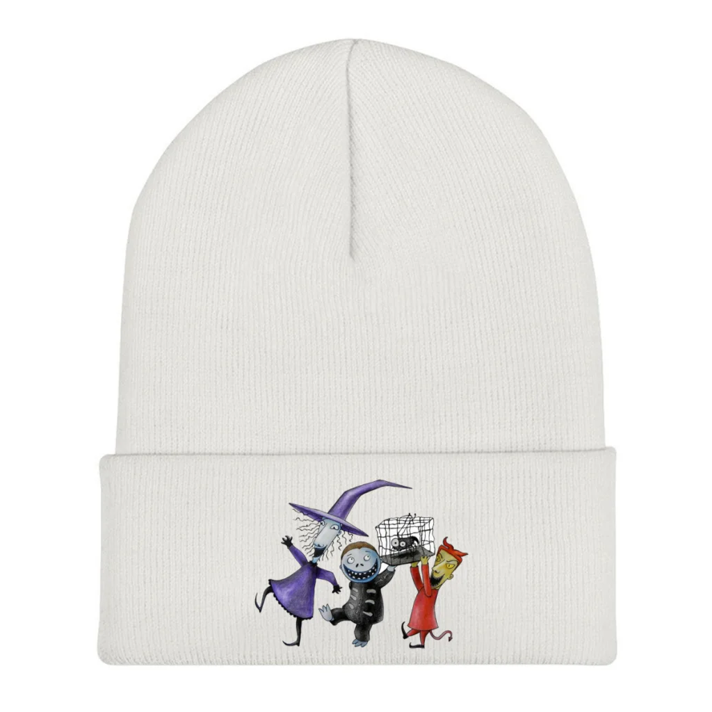 

Funny Halloween Town Aggie Gwen Film Knitting Beanie Caps Skullies Beanies Ski Caps Soft Bonnet Hats Winter Warm