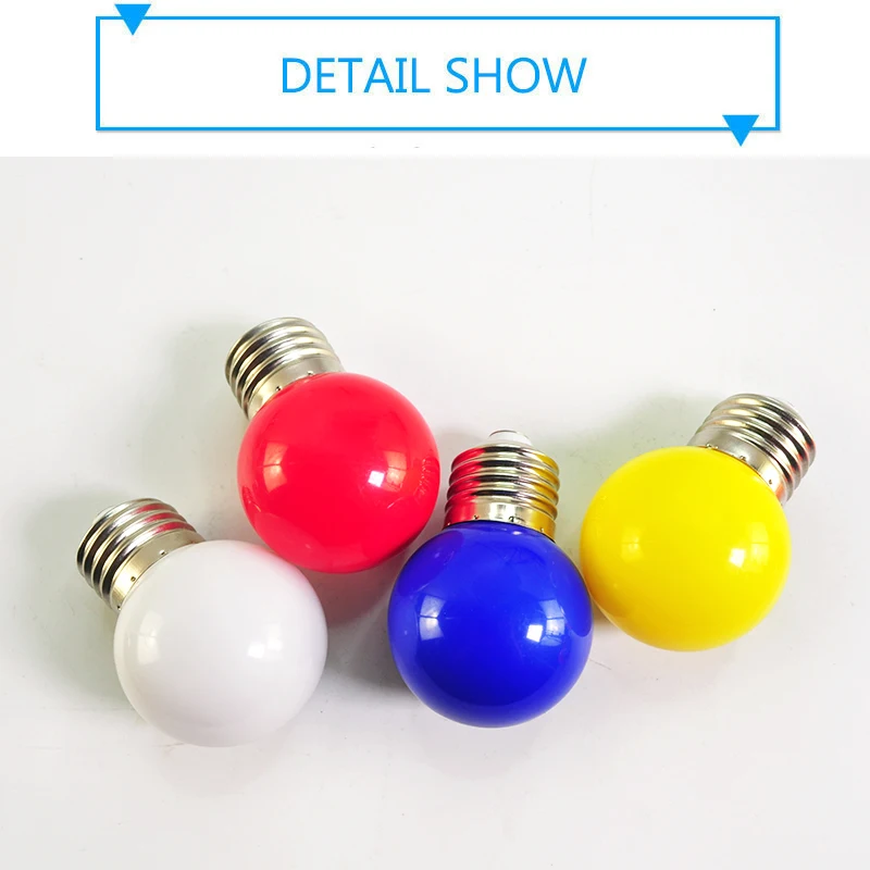 10 шт. светодиодные лампы E27 яркие 3 Вт AC 220 В SMD 2835 фонарик G45 круглые домашний декор