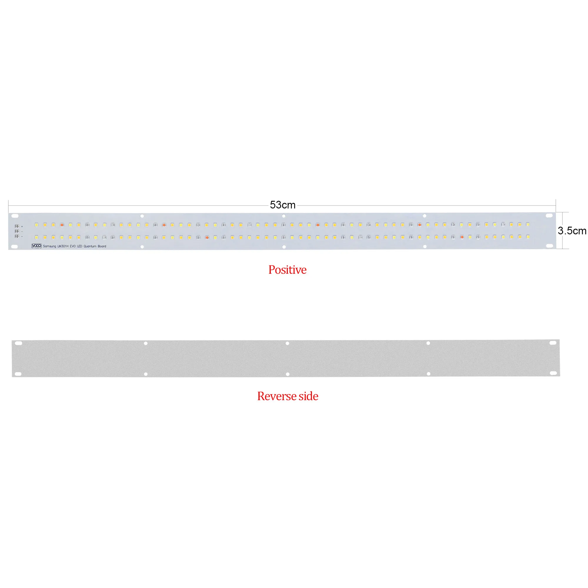 Фото Светодиодная панель Quantum Bars LM301H 60-70W, 510x103 мм, полный спектр, LM301H EVO COB, светодиодная лампа для растений, полный спектр, световая лента для выращивания растений. №1