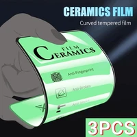 1 3pcs soft ceramic film for realme 8 7 6 pro 5g 8i c25s c21y screen protectors for realme x2 pro c3 c11 narzo 30 x3 superzoom