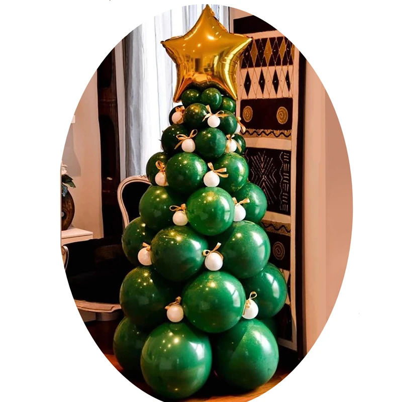 

Christmas Balloon Garland Arch Kit Christmas Tree BalloonsFor Christmas Party Decorations