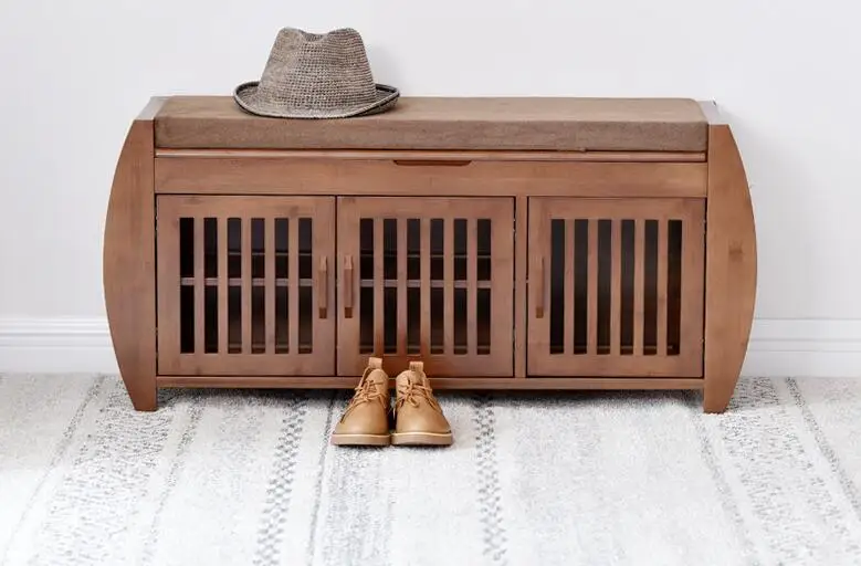 Современная бамбуковая полка для обуви органайзер прихожей бытовая хранения с