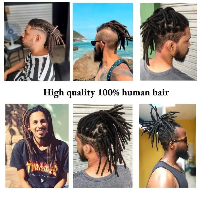 Рисунок 6 - Парик Dreadlock на полной сетке для черных мужчин