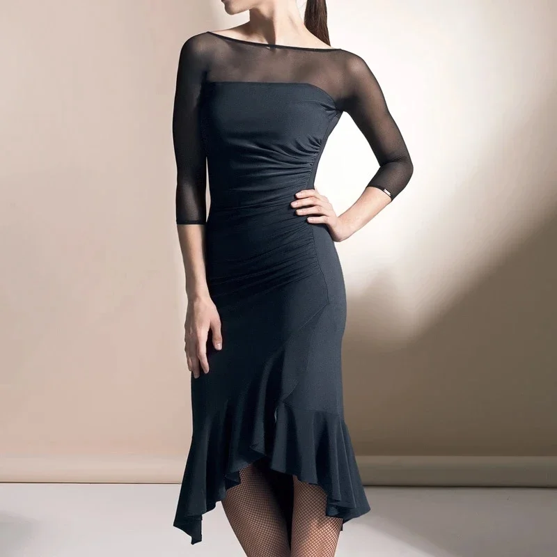 Платье для современных танцев бальных женское стандартное платье