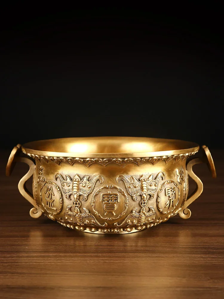 Статуэтки из чистой меди однотонное украшение коргуфона в китайском стиле для