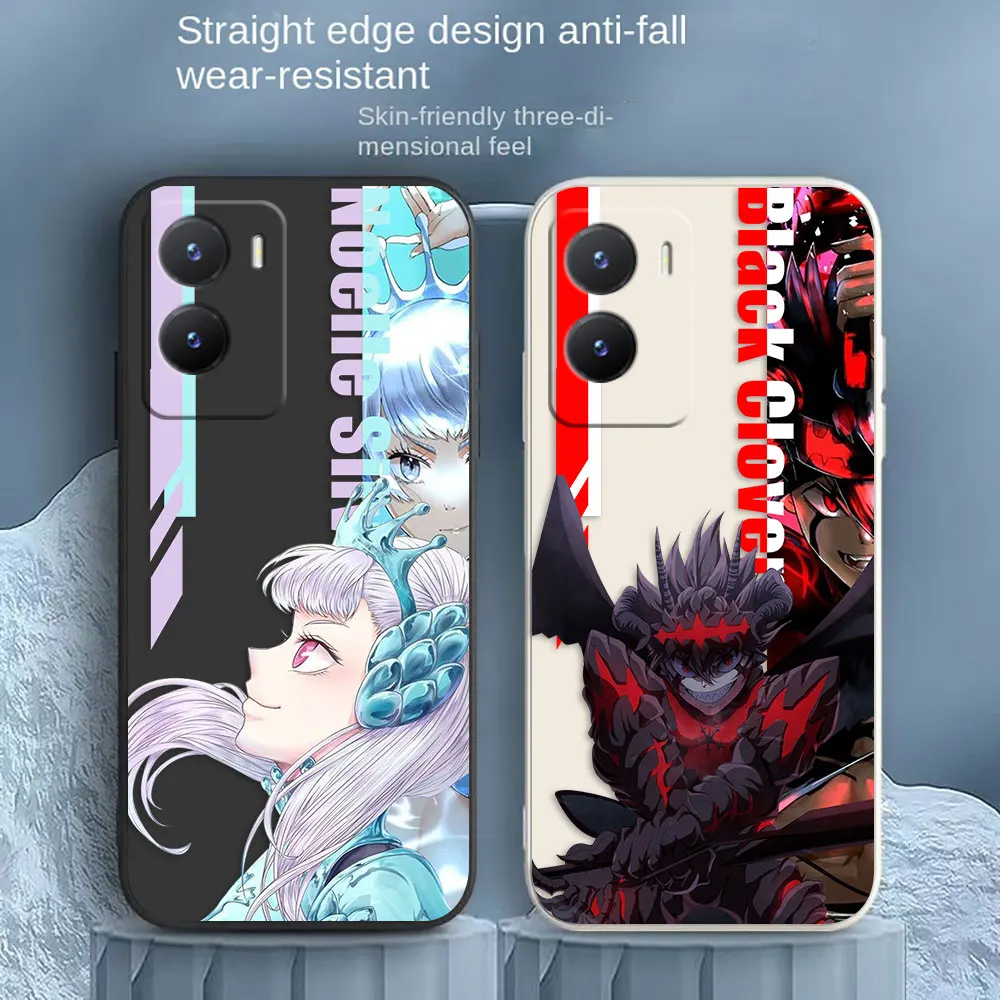 

Black Clover Asta Noelle Silva Phone Case For VIVO Y55S Y31 Y33S Y55 Y35 Y51S Y52S Y53S Y66 Y73S Y77 5G Y85 Y93 Case Funda Shell