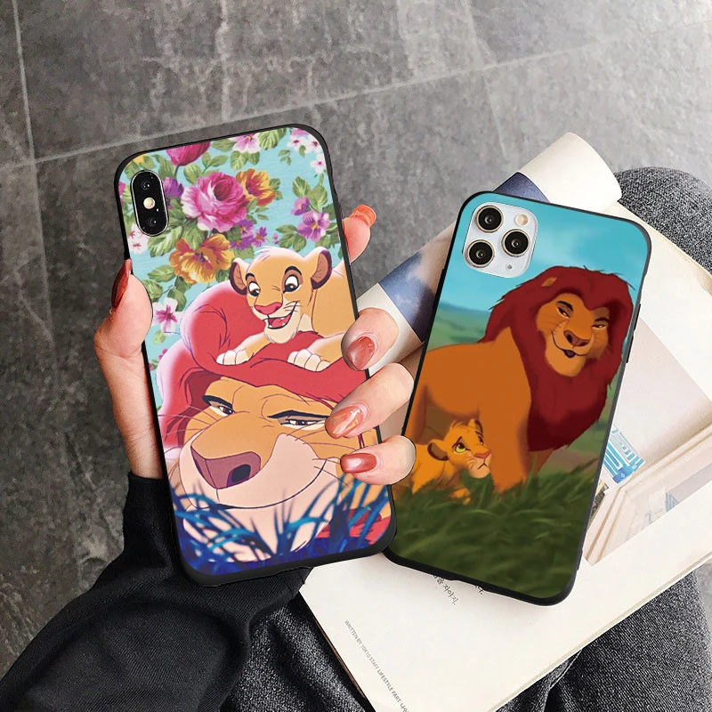 Чехол с мультяшным аниме Король Лев для Samsung Galaxy Note 20 10 9 8 S10 S10E S9 S20 Lite S21 FE S22 Ultra S8 Plus