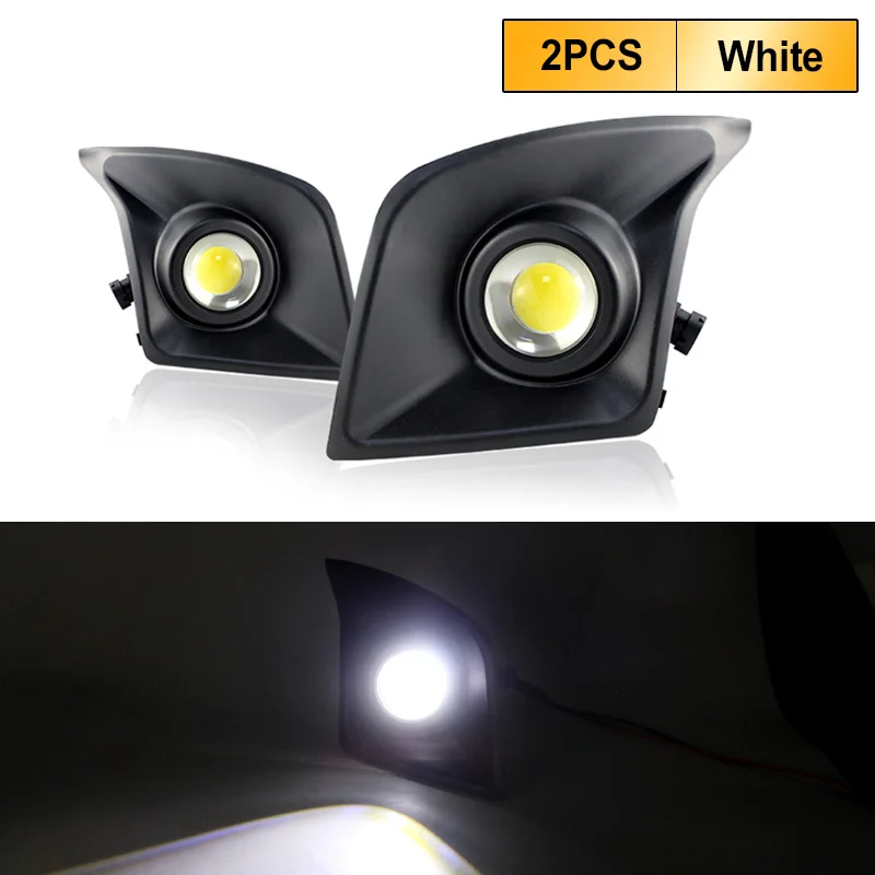 

1 пара автомобильных светодиодных DRL для Lexus IS200T F-Sport IS250 IS300 IS350 2014 2015 2016, дневные ходовые огни, противотуманные фары, передние противотуманные фары