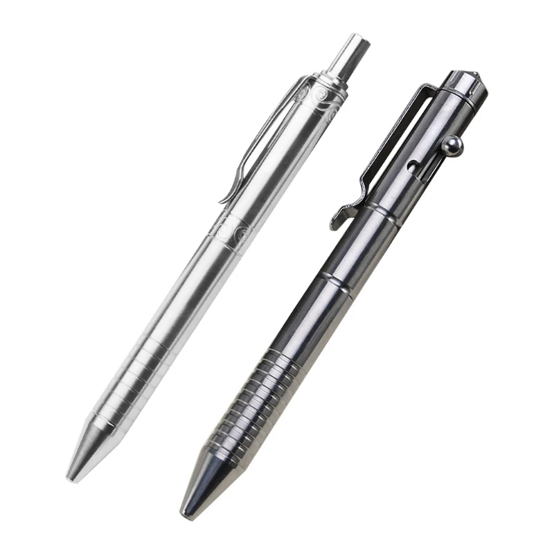 

Solid for TITANIUM Alloy Gel Ink Pen Vintage Bolt Action Writing Tool Stationeri JIAN