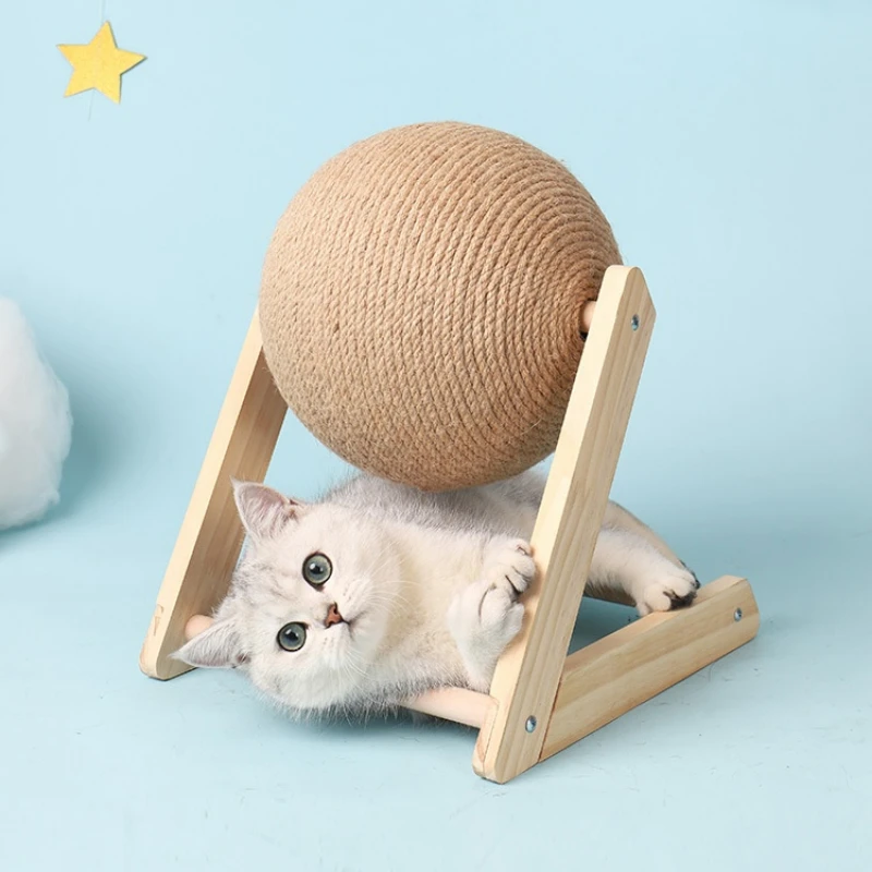 

Игрушка для кошек с лапами, износостойкая подвесная Когтеточка из сизаля для котят, мебель для домашних животных