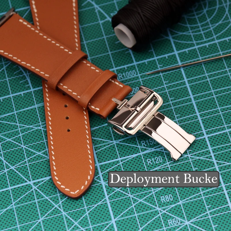 Strap for Apple Watch Ultra Band 49mm 45 41 44 40 42 38mm Genuine Leather Correa Bracelet Apple Watch 8 7 6 5 4 3 SE for iWatch