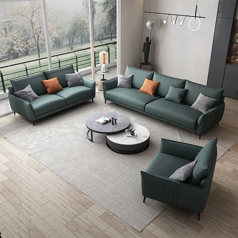 

Nordic Luxury Modern Living Room Furniture Chesterfield Green Sofa Set