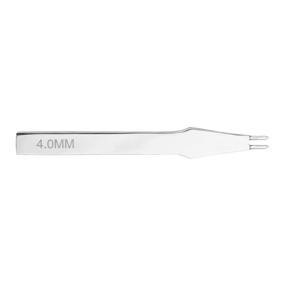 

Perfectly Perforate Leather with Leather Craft Round Hole Pricking Iron Stitching Tools Stainless Steel Chisel 110*13mm