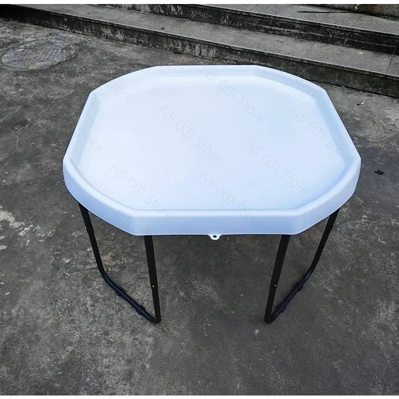 Фото Детский сенсорный игровой набор Монтессори Tuff Tray с регулируемой подставкой для игр на улице и в саду №5