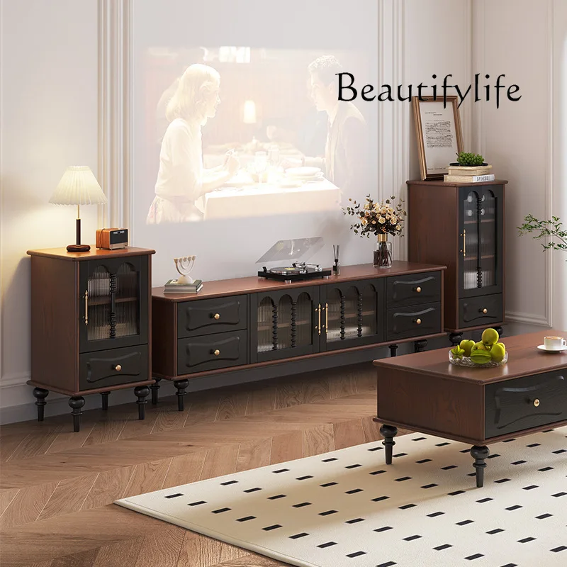 w stylu amerykańskim szafka z litego drewna francuskim jadalnia bali przechowywanie vintage meble trudnej sytuacji cicha wejściowa