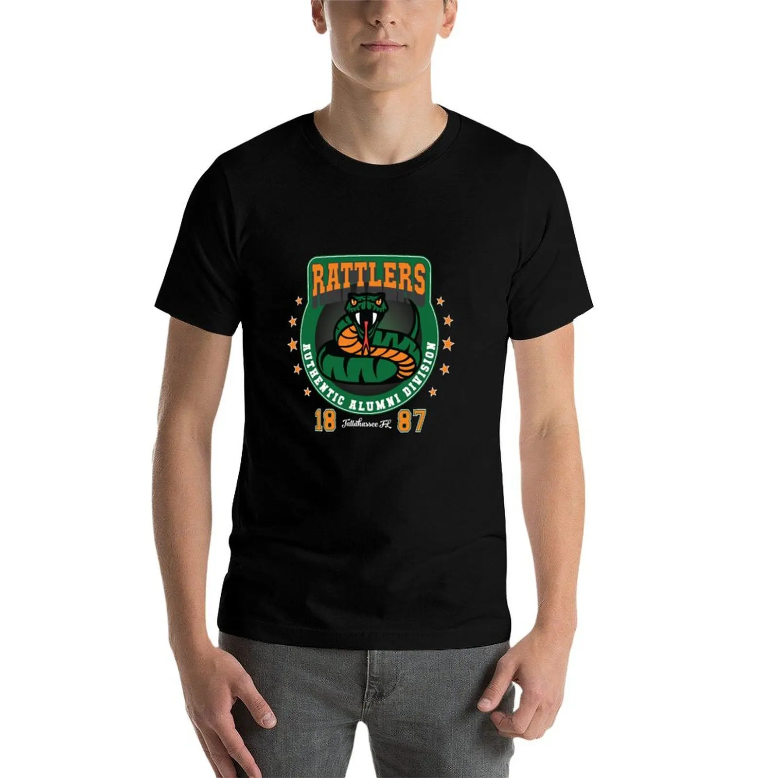 Футболка FAMU Florida Orange and Green A&ampM Pride Rattlers Alumni лето 2025 незаменимая футболка в стиле