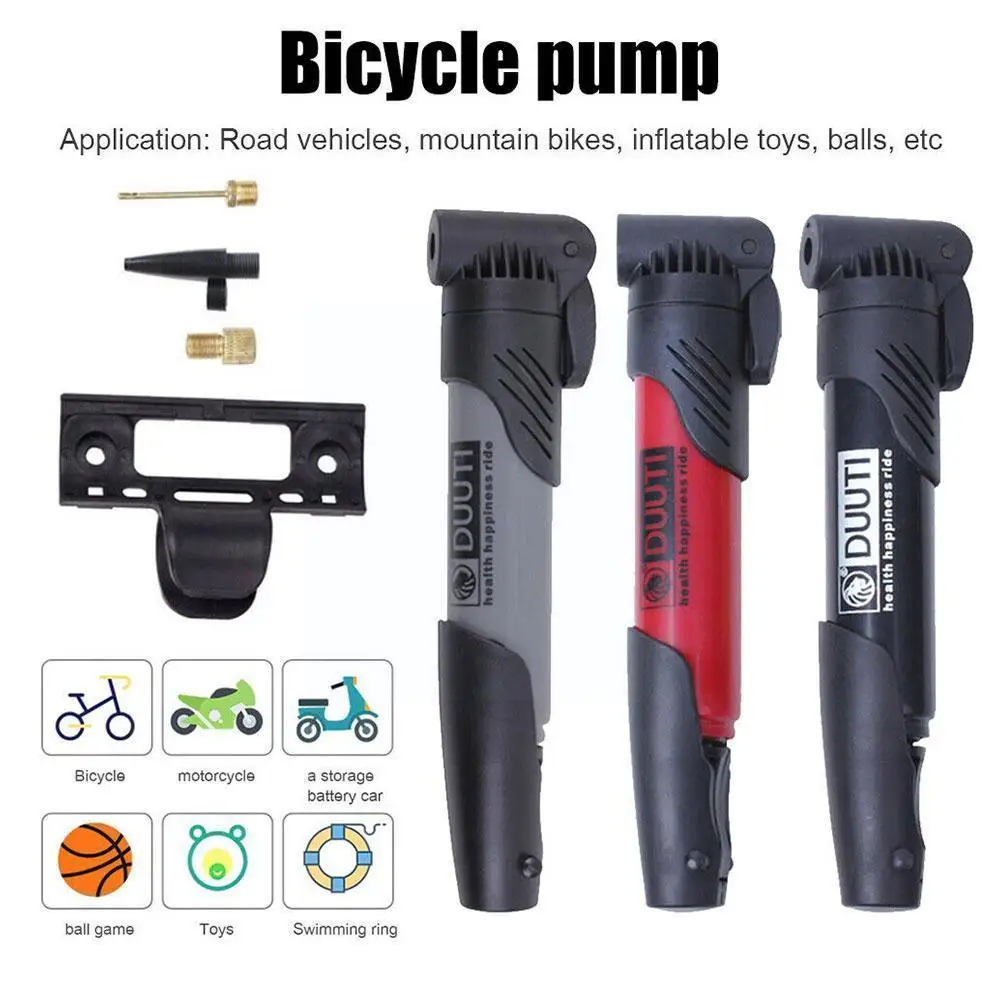 

Портативный многофункциональный велосипедный воздушный насос для шин, пластиковый насос для шин для велосипеда, воздушный насос для горны...