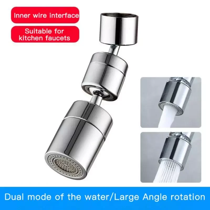 

Kitchen Faucet Aerator Water Diffuser Bubbler Zinc alloy Water Saving Filter Head Nozzle Tap Connector Large Angle 22 In/24 Out