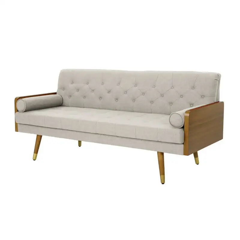 

Mid Tufted Fabric Sofa, Beige