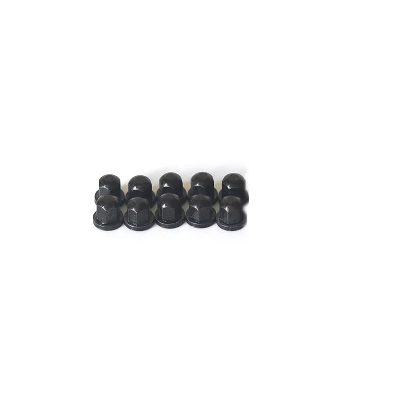 

10Pcs M2 Metal Black Wheel Hub Screw Caps Hubcaps for 1/14 Tamiya RC Truck Trailer Scania 770S Actros Volvo MAN LESU Car Parts