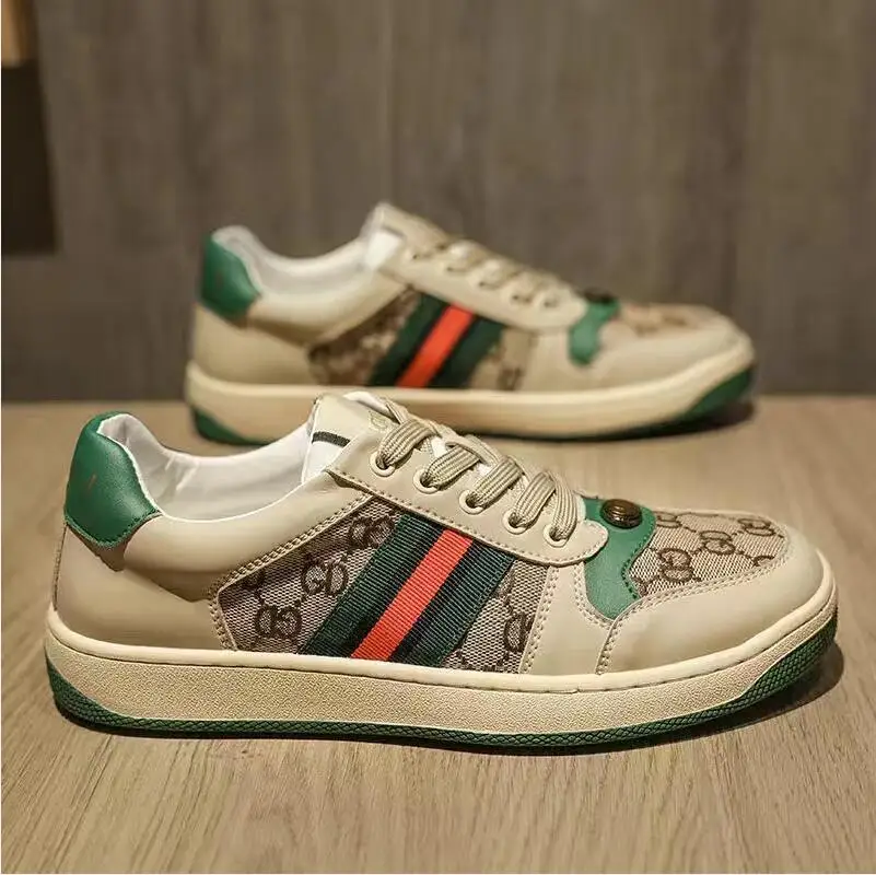 

2022 brand store spring new designer men's casual shoes, high street fashion classic retro women's board shoes