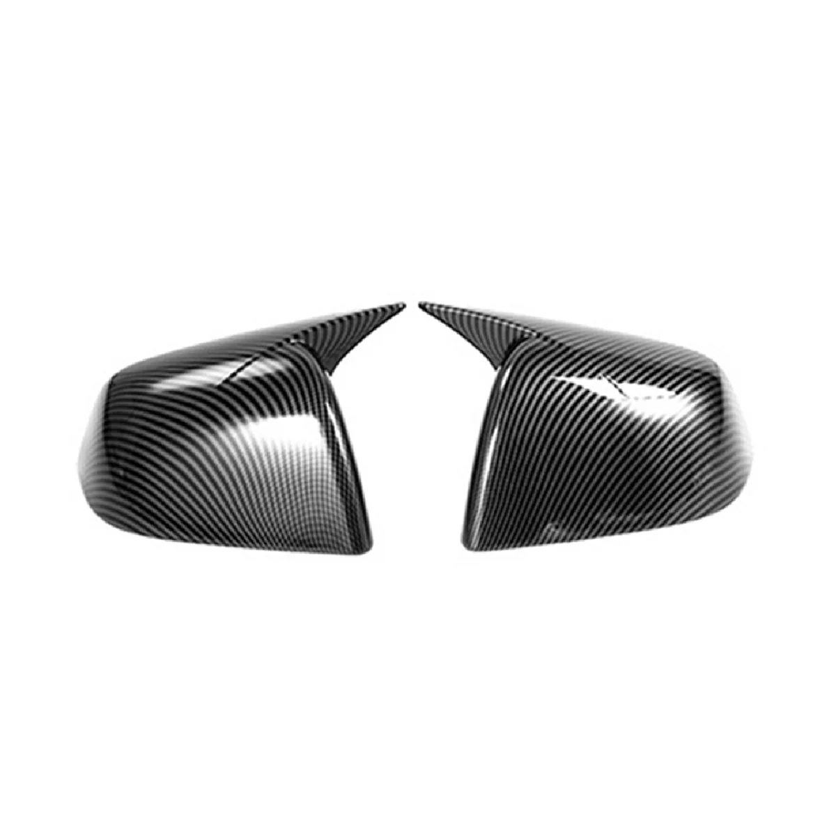 

Car Carbon Fiber Horn Rearview Mirror Cover Side Trim for Model Y 2020-2022