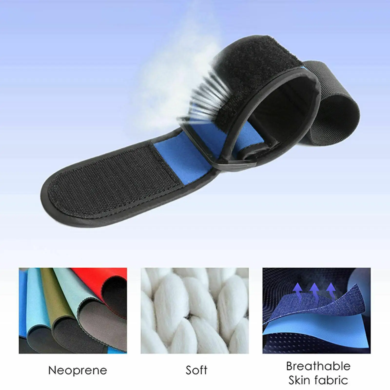 

1 Piece Fly Rod Holder Belt Neoprene Universal Casting Aid Wrist Support for Outdoor